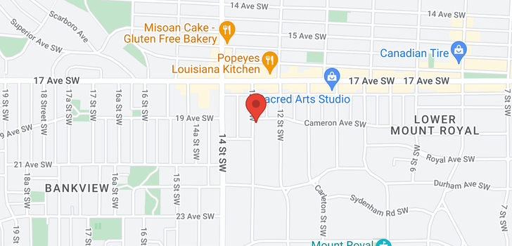 map of 1804 13 ST SW